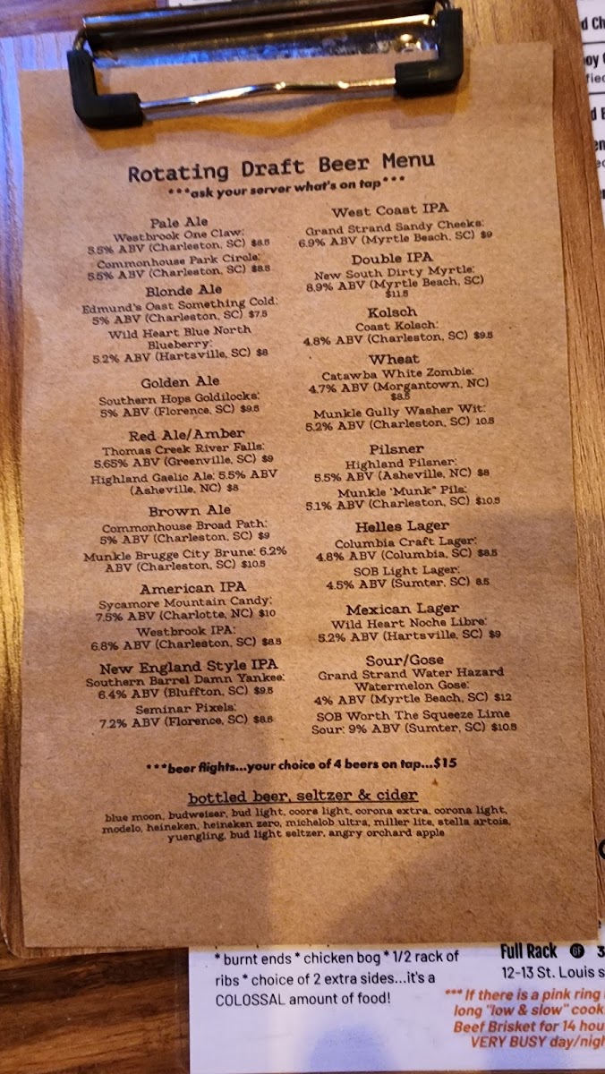 Menu Wholly Smokin’-10