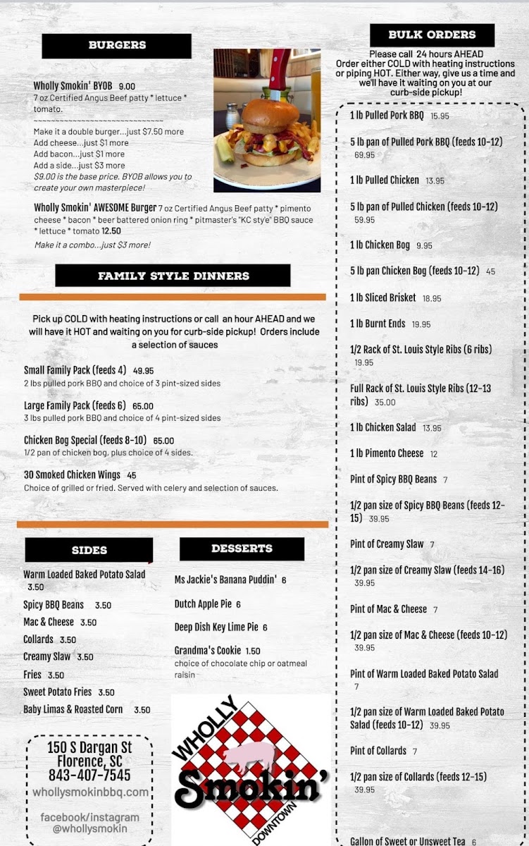 Menu Wholly Smokin’-5